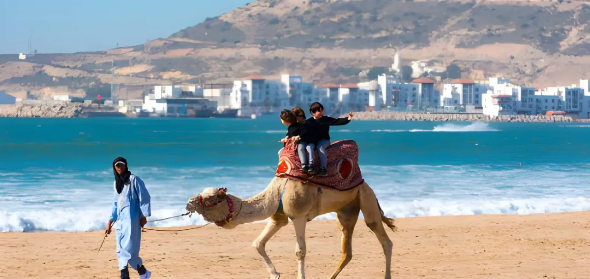 Agadir beach Camel ride