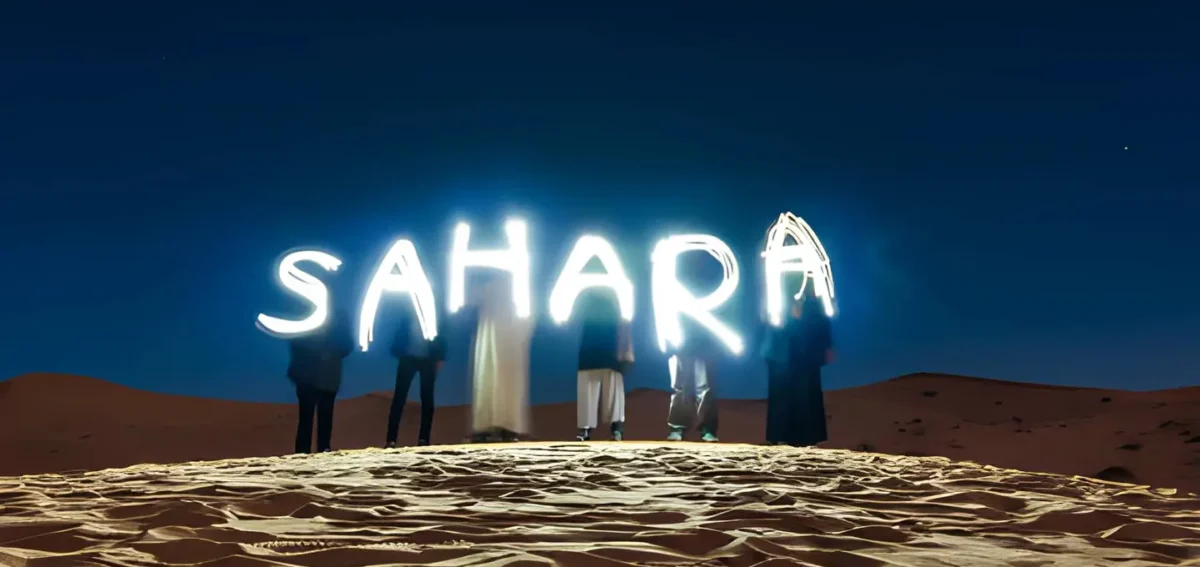 New year in Morocco desert